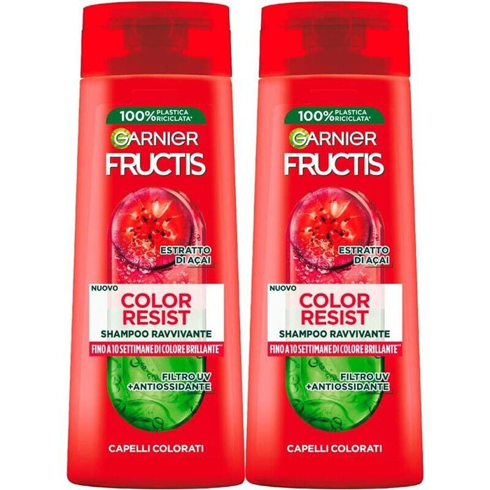 GARNIER FRUCTIS 2 PZ SHAMPOO 250 ML L'UNO COLOR RESIST FINO A 10 SETTIMANE DI COLORE BRILLANTE CON ESTRATTO DI ACAI