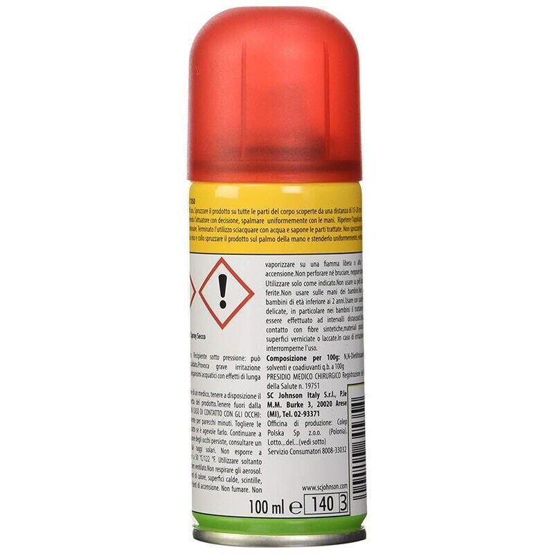 AUTAN TROPICAL 2 PZ SPRAY SECCO ANTIZANZARE IN FORMATO DA 100 ML L'UNO