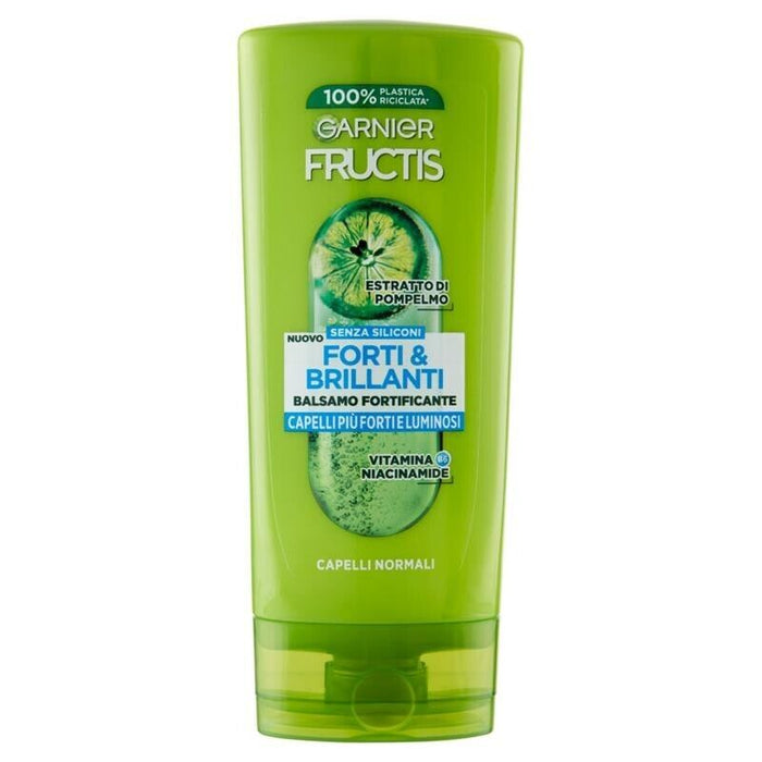 GARNIER FRUCTIS SET 3 PZ BALSAMO FORTI & BRILLANTI PER CAPELLI NORMALI 200 ML L'UNO