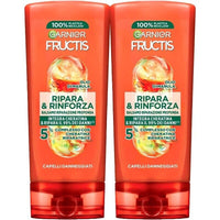 GARNIER FRUCTIS SET 2 CONFEZIONI BALSAMO RIPARA & RINFORZA CAPELLI DANNEGGIATI 200 ML L'UN