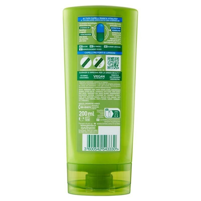 GARNIER FRUCTIS SET 3 PZ BALSAMO FORTI & BRILLANTI PER CAPELLI NORMALI 200 ML L'UNO