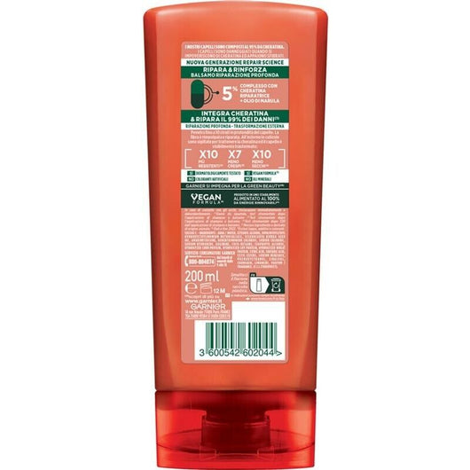 GARNIER FRUCTIS SET 2 CONFEZIONI BALSAMO RIPARA & RINFORZA CAPELLI DANNEGGIATI 200 ML L'UN