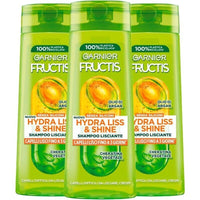 GARNIER FRUCTISSET 3 PZ SHAMPOO LISCIANTE 250 ML HYDRA LISS&SHINE CAPELLI LISCI FINO A 3 GIORNI CON OLIO DI ARGAN