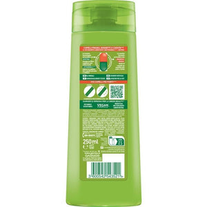 GARNIER FRUCTISSET 5 PZ SHAMPOO 250 ML L'UNO VITAMINE&FORZA X10 CAPELLI PIU FORTI VITAMINA C+ PIU BIOTINA