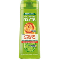 GARNIER FRUCTISSET 5 PZ SHAMPOO 250 ML L'UNO VITAMINE&FORZA X10 CAPELLI PIU FORTI VITAMINA C+ PIU BIOTINA