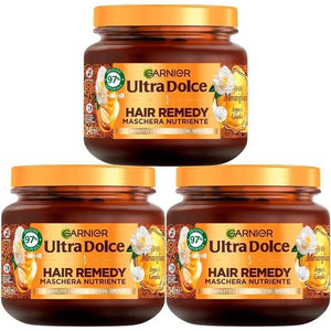 GARNIER ULTRA DOLCE 3 MASCHERE NUTRIENTE PER CAPELLI SECCHI E SPENTI AZIONE IN 1 MINUTO CON GLI OLI MERAVIGLIOS 340 ML