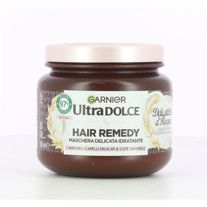GARNIER ULTRA DOLCE 3 MASCHERE IDRATANTE PER CAPELLI DELICATI E CUTE SENSIBILE CON CREMA DI RISO E LATTE DI AVENA 340 ML