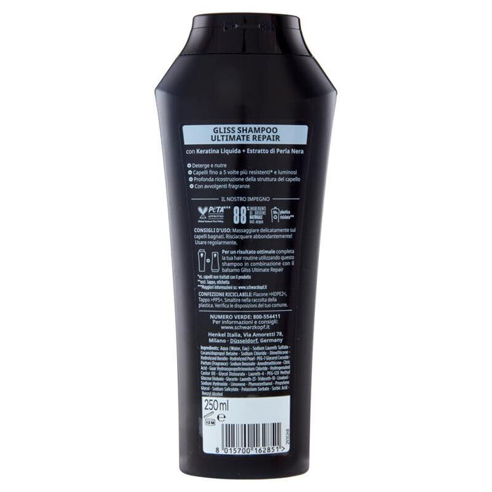 GLISS CONFEZIONE 6 PZ ULTIMATE REPAIR SHAMPOO RIPARATORE 250 ML