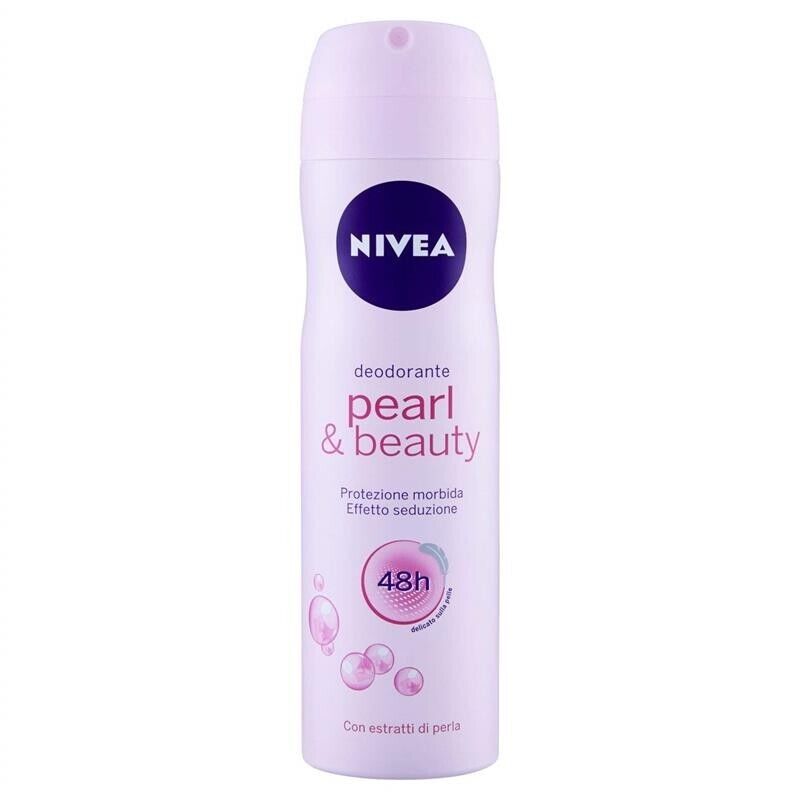 SET 2 NIVEA DEODORANTE SPRAY 150ML PEARL E BEAUTY