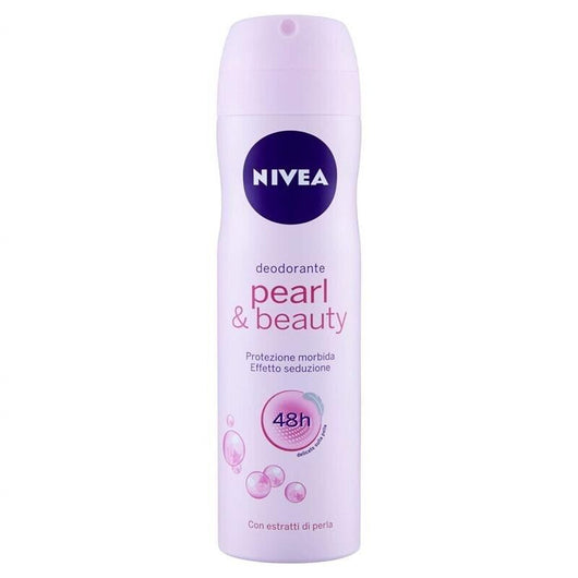 SET 6 CONFEZIONI NIVEA DEO SPRAY 150ML PEARL E BEAUTY