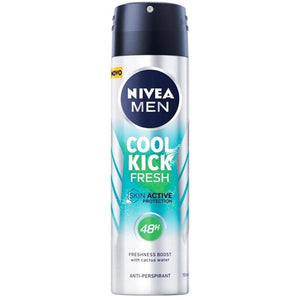 NIVEA SET 4 PZ DEODORANTE SPRAY 150 ML MEN COOL KICK FRESH FINO A 48 H