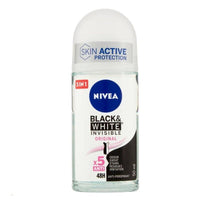 SET 6 NIVEA DEODORANTE ROLL-ON 50ML BLACK&WHITE