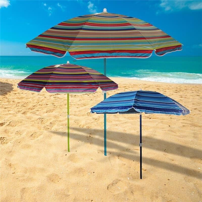 MAURY'S OMBRELLONE MONDELLO DA 180 + BORSA DA MARE SUMMER SIMPATICA E CAPIENTE CON MANICI IN CORDA