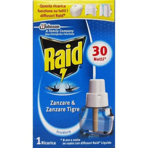 SET 6 CONFEZIONI RAID LIQUIDO PER RICARICA ELETTRICA X30 NOTTI CLASSICO
