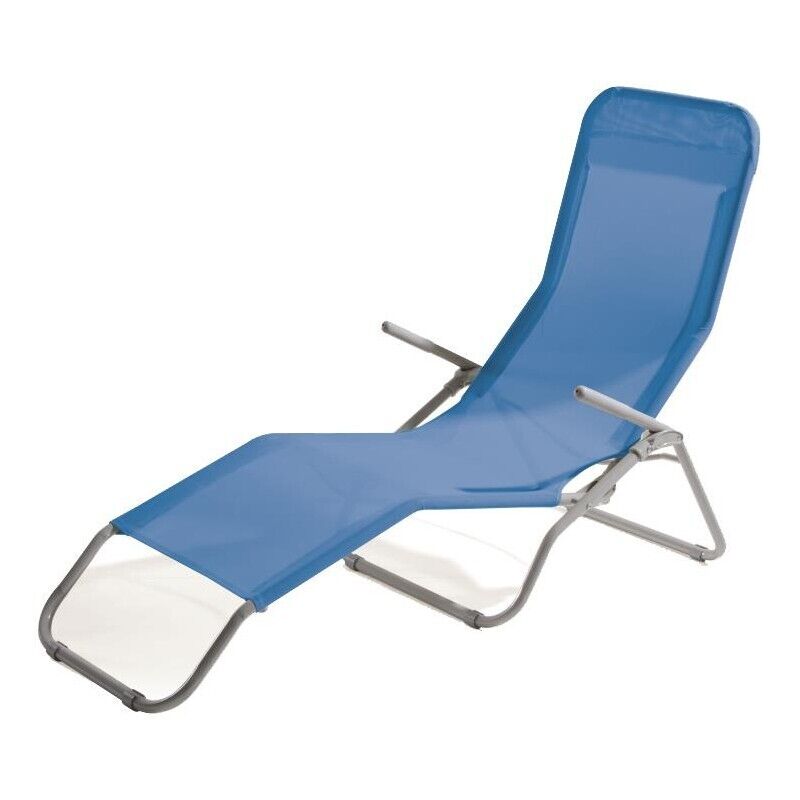 SDRAIO DONDOLINA BLU BASCULANTE PIEGHEVOLE IN TEXTILENE E METALLO TESSUTO