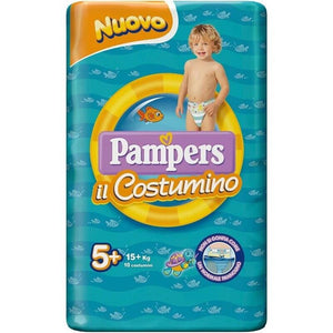 PANNOLINI SET 2 CONFEZIONI PAMPERS IL COSTUMINO JUNIOR TAGLIA 5+ - 15+ KG 20 COSTUMINI