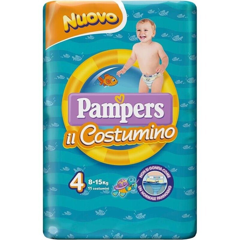 PANNOLINI SET 2 CONFEZIONI PAMPERS IL COSTUMINO TAGLIA 4 MAXI 8-15 KG 22 PEZZI