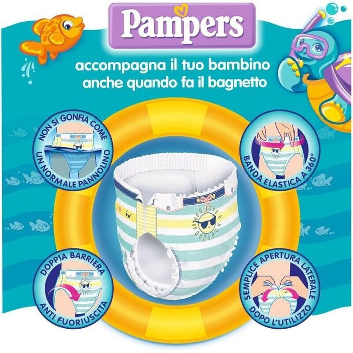 PANNOLINI SET 2 CONFEZIONI PAMPERS IL COSTUMINO JUNIOR TAGLIA 5+ - 15+ KG 20 COSTUMINI