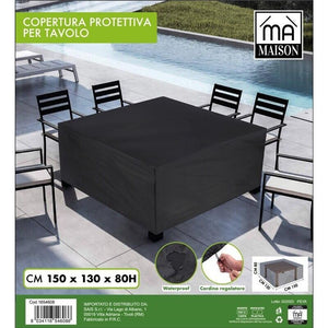 MAURY'S COPERTURA PROTETTIVA PER TAVOLO 150X 130 X H80 CM