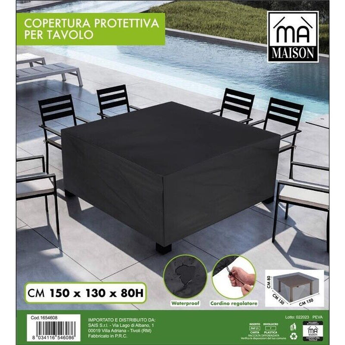 MAURY'S COPERTURA PROTETTIVA PER TAVOLO 150X 130 X H80 CM