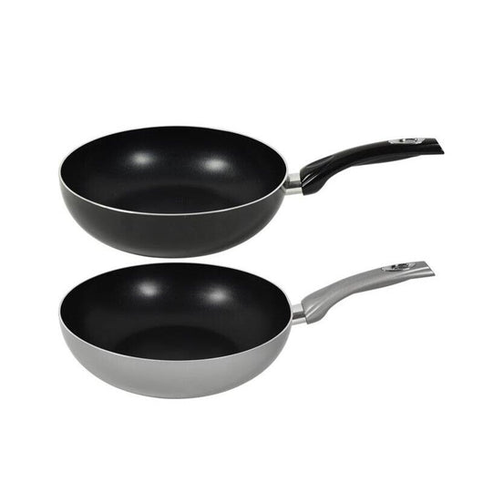 MAURY'S CHEF INDUCTION PADELLA SALTAPASTA CON MANICO DA 28 CM ASSORTITA