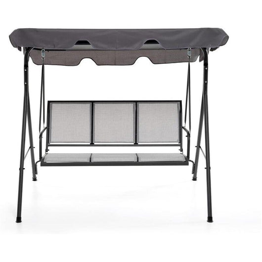 DONDOLO OCEAN 3 POSTI GRIGIO170 X 118 X 155 CM CON SEDUTA E SCHIENALE IN TEXTILENE