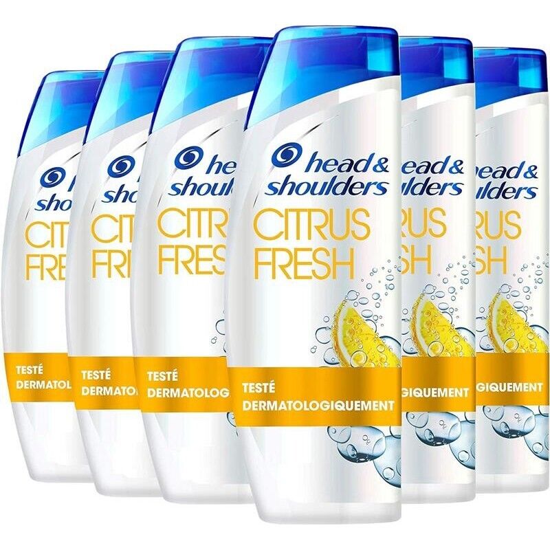 SET 6 HEAD & SHOULDERS SHAMPOO CITRUS FRESH 250 ML