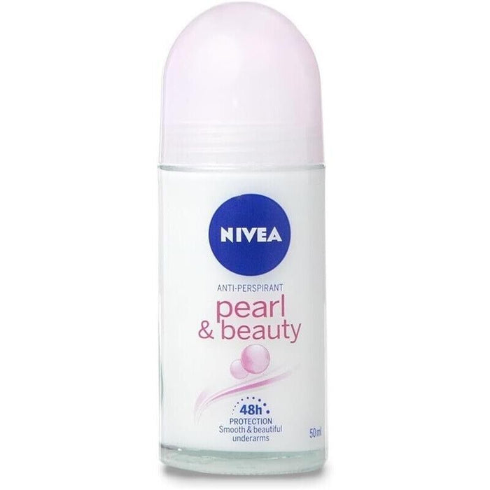 SET 3 NIVEA DEODORANTE ROLL-ON 50 ML PEARL & BEAUTY 48 PRE DI PROTEZIONE