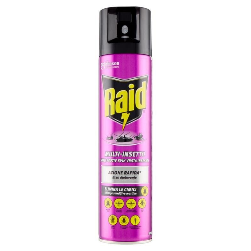 RAID INSETTICIDA SPRAY 400ML MULTI-INSETTO