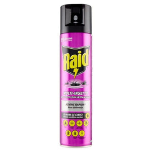 RAID INSETTICIDA SPRAY 400ML MULTI-INSETTO