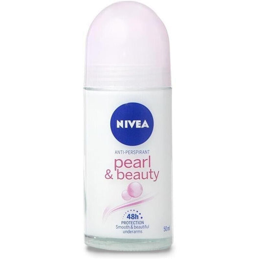 SET 6 NIVEA DEODORANTE ROLL-ON 50 ML PEARL & BEAUTY 48 PRE DI PROTEZIONE