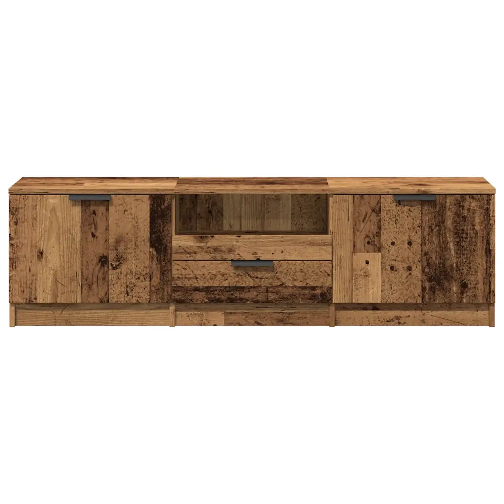 Mobile Porta TV in Legno Vecchio 140x35x40 cm in Truciolato