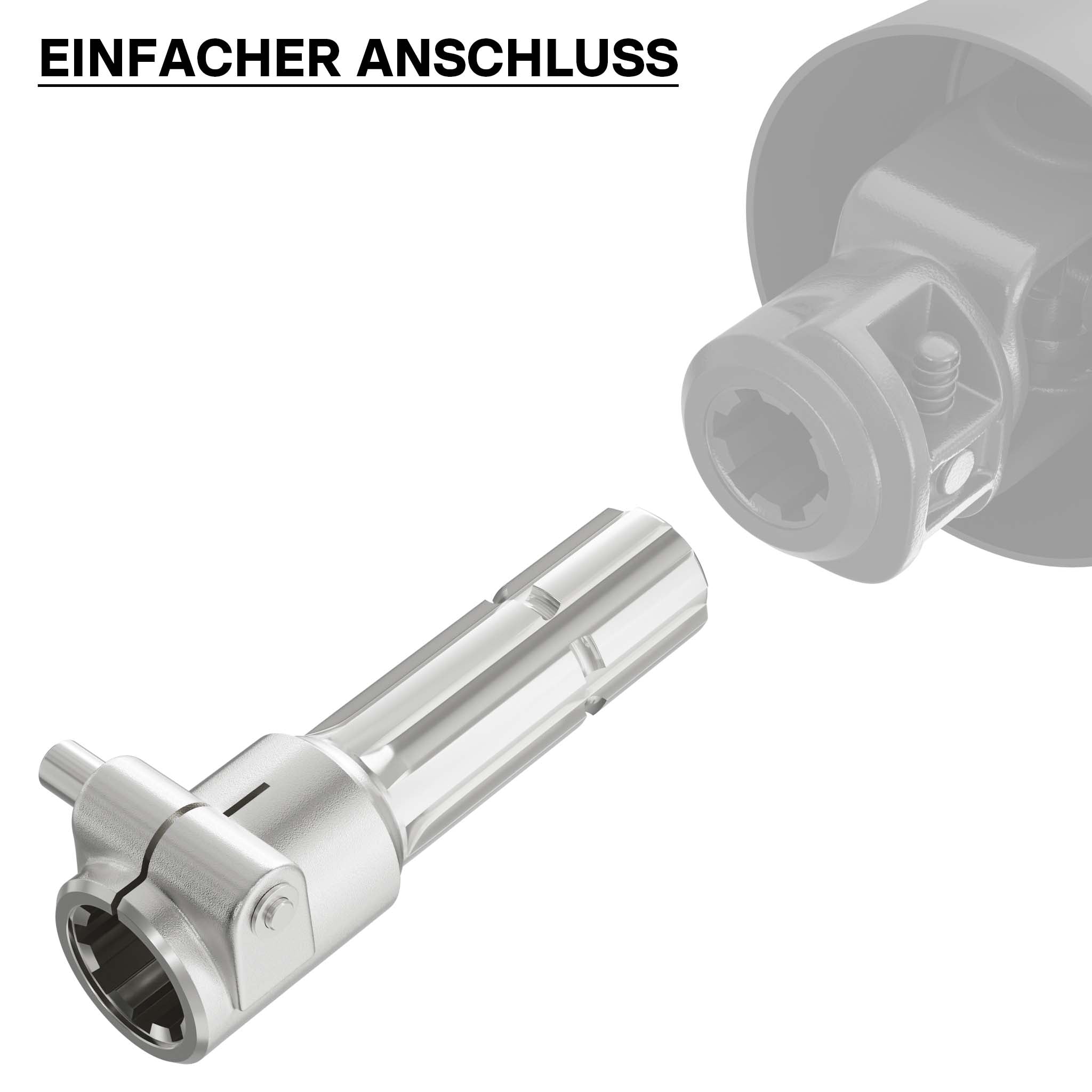 Boccola albero cardanico 175mm Attacco albero scanalato 8-32x38x6 per albero uscita 1 3/4" 6D