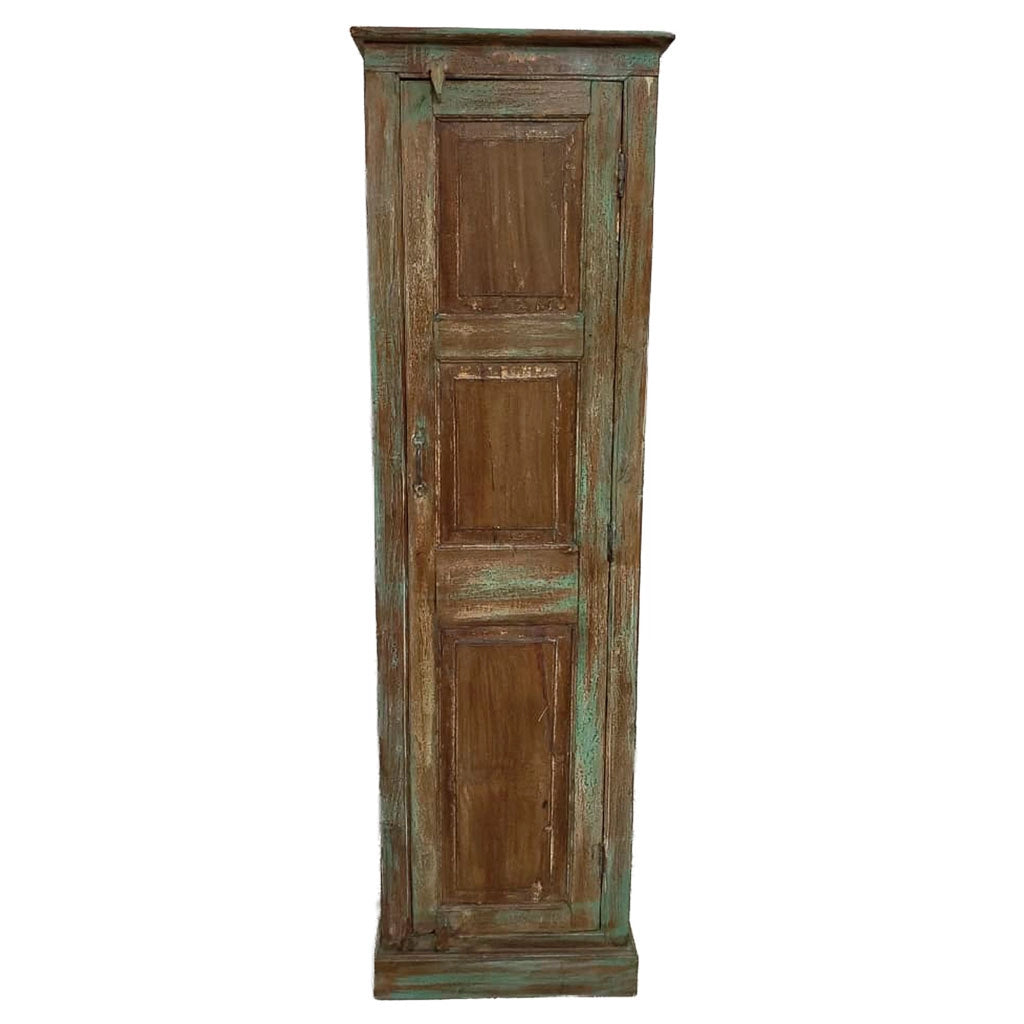 Credenziale in legno artigianale 56x36x194h cm