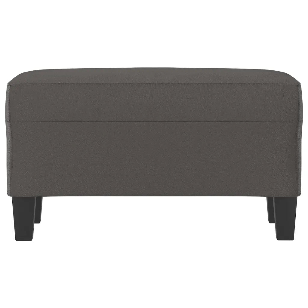 Panca Grigia 70x35x41 cm in Similpelle CFW8052739