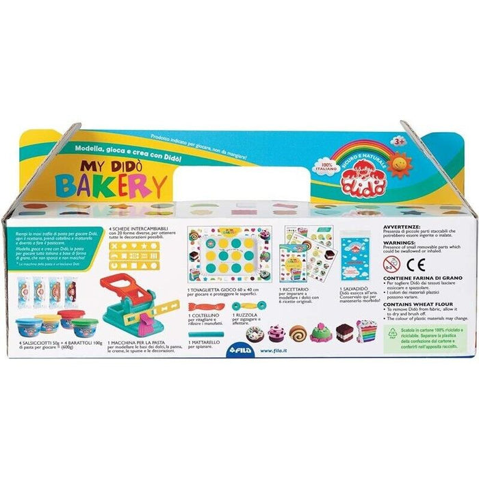 DIDÒ MY BAKERY GIOCO PER BAMBINI CON 20 FORME 3+
