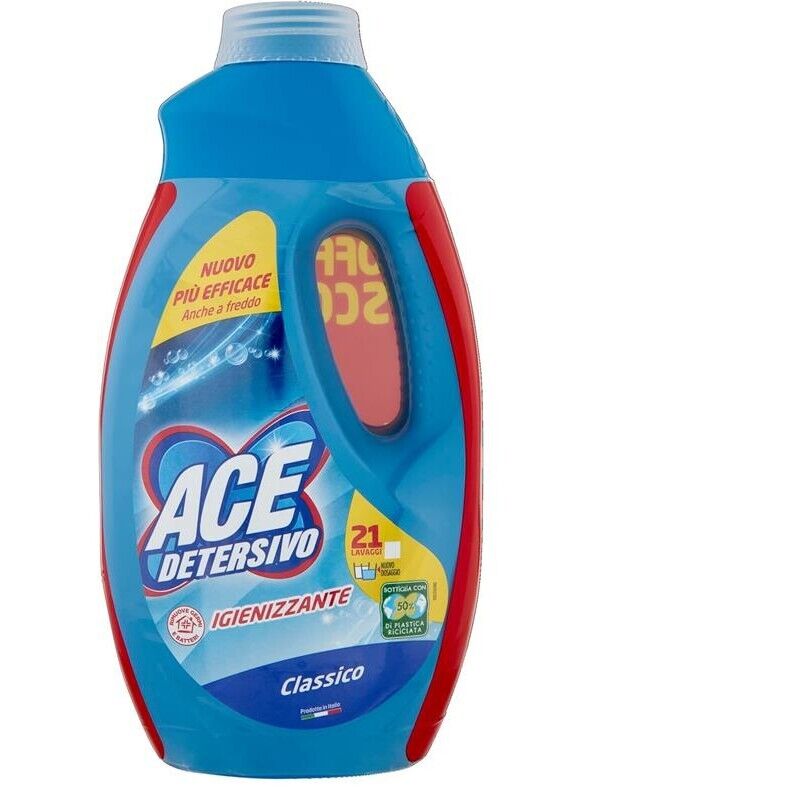ACE DETERSIVO SET 2 PZ IGIENIZZANTE CLASSICO 42 LAVAGGI 2100 ML L'UNO IGIENIZZANTE
