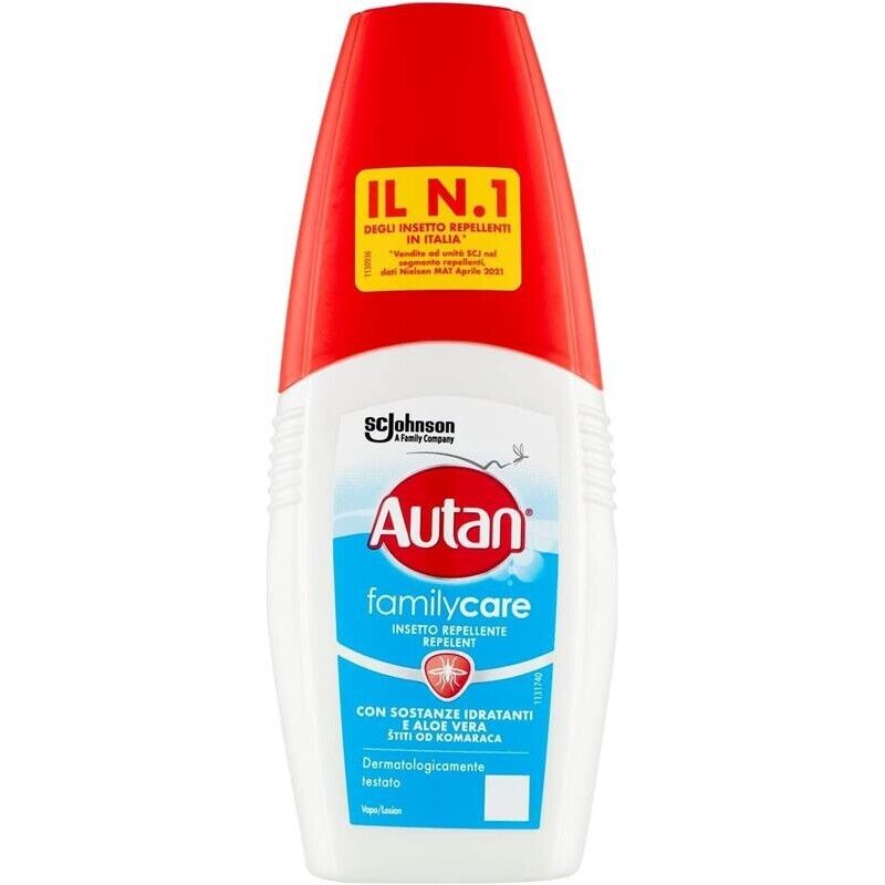 AUTAN FAMILY CARE INSETTO REPELLENTE CON ALOE VERA CREMA 100 ML