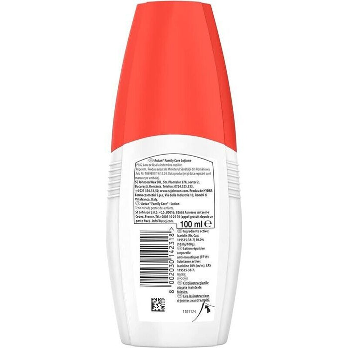 AUTAN FAMILY CARE INSETTO REPELLENTE CON ALOE VERA CREMA 100 ML