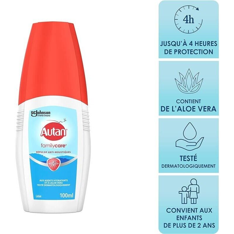 AUTAN FAMILY CARE INSETTO REPELLENTE CON ALOE VERA CREMA 100 ML