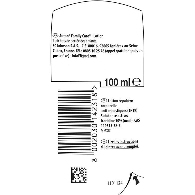 AUTAN FAMILY CARE INSETTO REPELLENTE CON ALOE VERA CREMA 100 ML