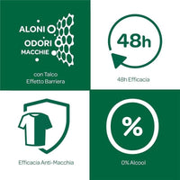 BOROTALCO SET 4 DEODORANTI SPRAY INVISIBILE GRIGIO NO ALCOOL CON TALCO 150 ML ANTIMACCHIE