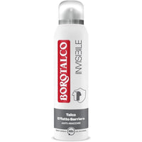 BOROTALCO SET 4 DEODORANTI SPRAY INVISIBILE GRIGIO NO ALCOOL CON TALCO 150 ML ANTIMACCHIE