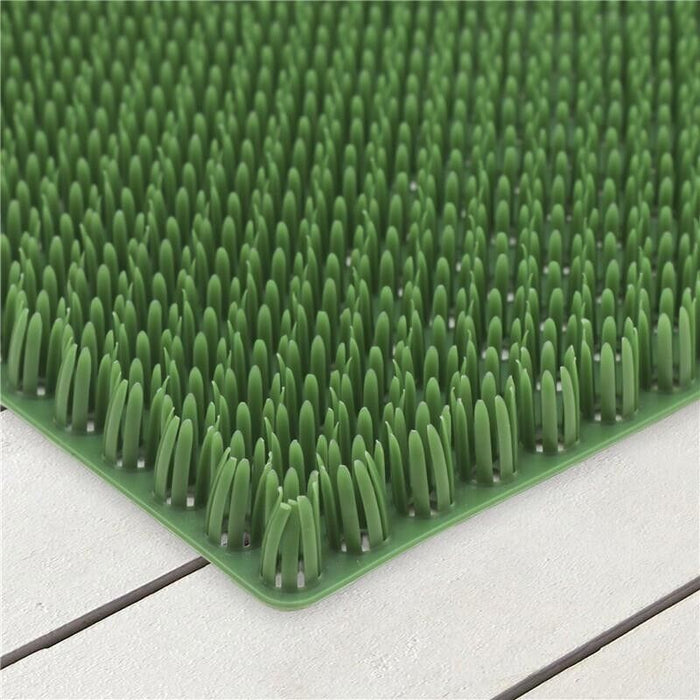 MAURY'S ZERBINO IN FINTA ERBA VERDE REALIZZATO IN PLASTICA 37.5X58 CM