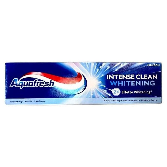 AQUAFRESH DENTIFRICIO INTENSE CLEAN WHITE 75 ML MICROCRISTALLI PER UNA PROFONDA PULIZIA