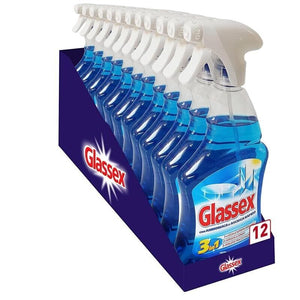 GLASSEX SET 12 PZ MULTIUSO SPRAY AMMONIACA 3IN1 500ML