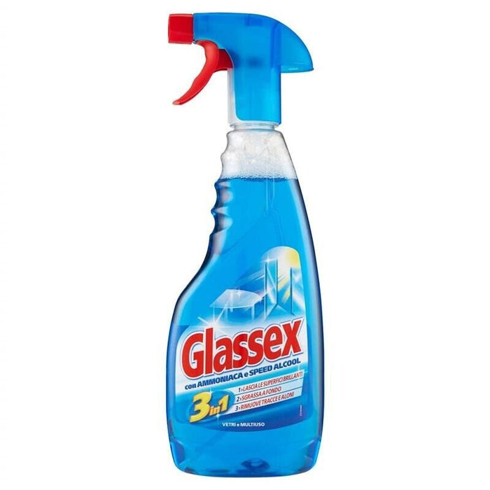 GLASSEX SET 12 PZ MULTIUSO SPRAY AMMONIACA 3IN1 500ML