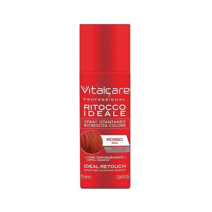 VITALCARE RITOCCO ISTANTANEO PER RICRESCITA DA 75ML COLORE ROSSO