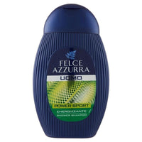SET 6 FELCE AZZURRA POWER SPORT SHOWER DOCCIA SHAMPOO UOMO ENERGIZZANTE 250 ML