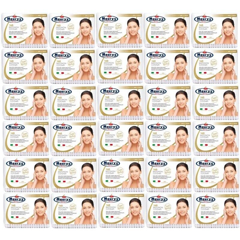 4800 MAURY'S COTTON FIOC BASTONCINI COTONATI IN BUSTINA DA VIAGGIO